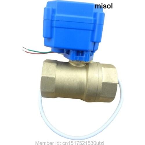 10 pcs of Motorized ball valve DN15, 2 way, electrical valve