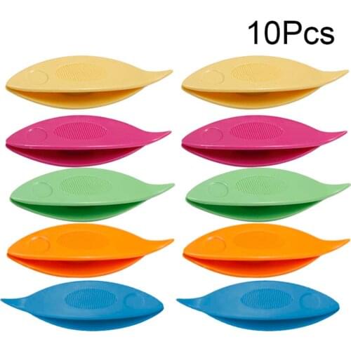 10 Pcs Durable Practical Tatting Shuttle Kit Tatting Shuttles with Comfortable Grip for Sewing Patterns(Mixed Colors)