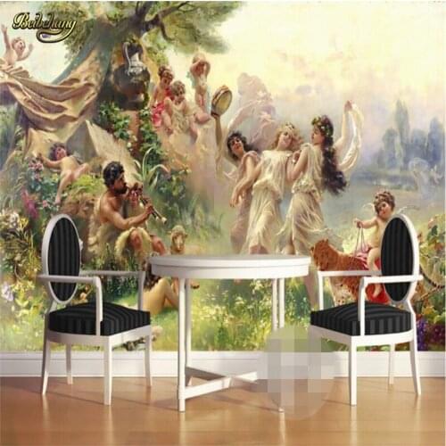 Beibehang Custom 3D photo Murals Wall paper roll Luxury Stereoscopic Embossed wallpaper Living Room Background Decor Painting