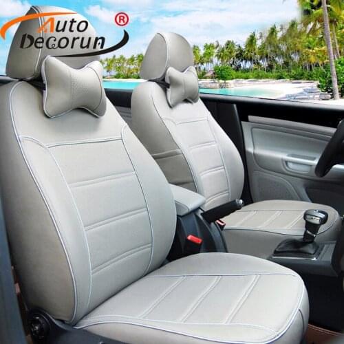 AutoDecorun tailored cover seat car for volvo c30 seat covers Leatherette seats supports cushon cover accessories front & rear