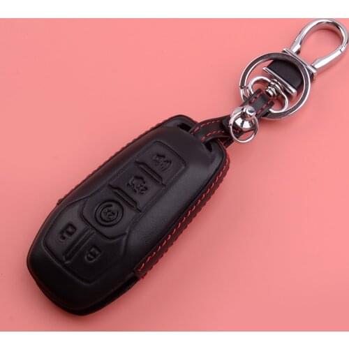 5 Buttons Car Remote Key Fob Cover Case Bag Fit for Ford Fusion Explorer Mustang Edge F-150 Mondeo Lincoln MKZ MKC MKX 2016