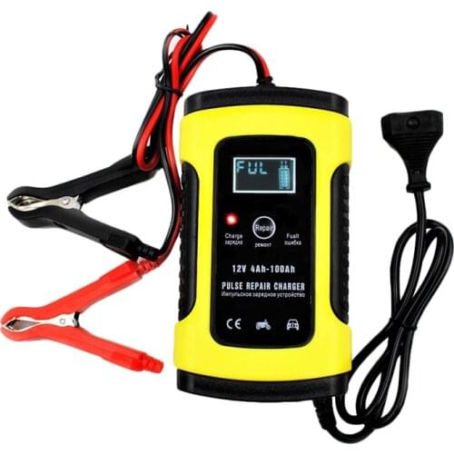 DHBH-Full Automatic Car Battery Charger 110V To 220V To 12V 6A Intelligent Fast Power Charging Wet Dry Lead Acid Digital Lcd Dis