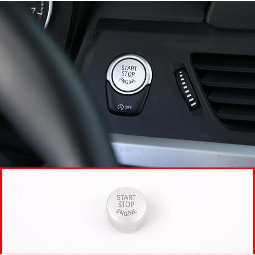 For BMW 3 Series F30 X5 F15 Car Engine Start Stop Button Cover Trim Replace Upgrade Accessories