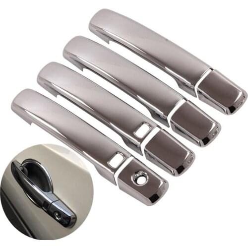 For Nissan Qashqai j10 2007 2008 2009 2010 2011 2012 2013 Chrome Car Door Handle Cover Stickers Car Styling Accessories