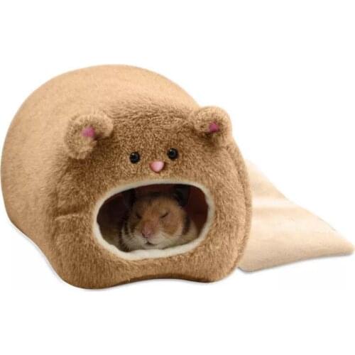 Hamster Accessories Warm Bed Rat Hammock Squirrel Winter Pet Toy Hamster Cage House Hanging Nest Small Pet Bed House