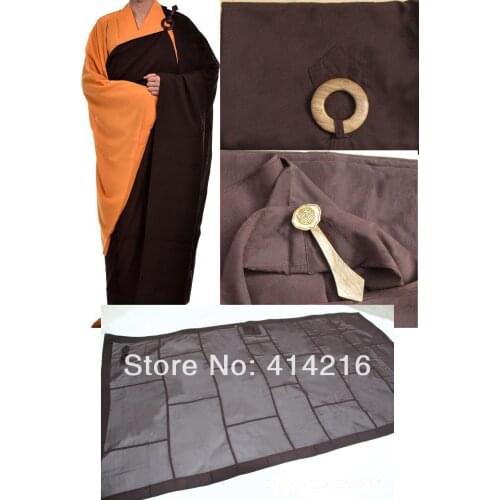 Famous brand UNISEX buddhist woodhooks Qiyi suits lay clothing Monks robesuniform lay precepts martial arts garment unisex