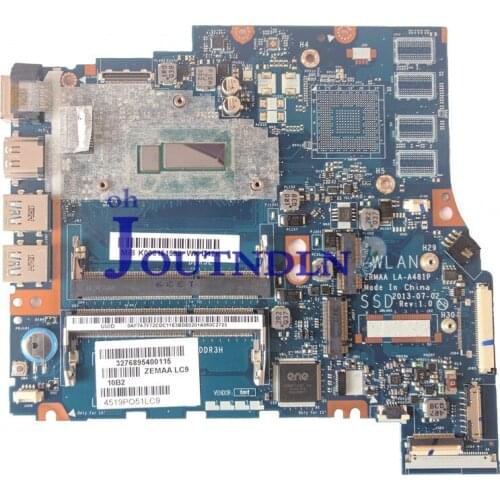 JOUTNDLN FOR TOSHIBA SATELLITE E55 E55T Laptop Motherboard K000151580 W/ I5-4200U CPU ZRMAA LA-A481P DDR3
