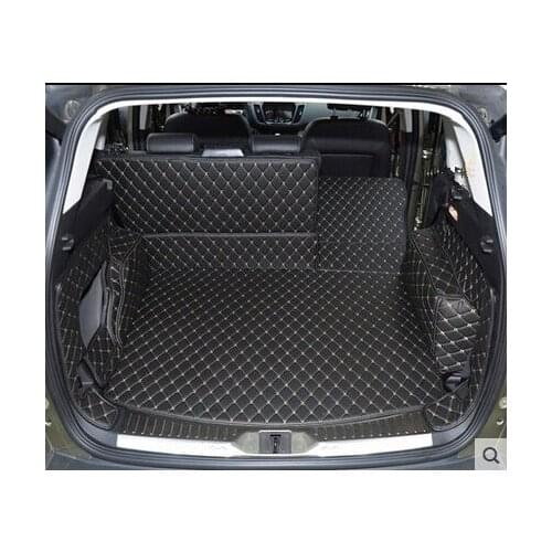 No Odor Full Covered Carpets Waterproof Non Slip Durable Rugs Special Car Trunk Mats for Ford Kuga Escape