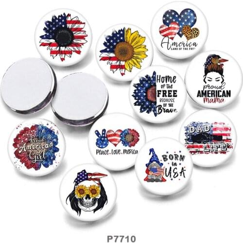 USA 12mm/18mm/20mm/25mm/30mm Round Glass Cabochon Flat Back Making Findings P7710