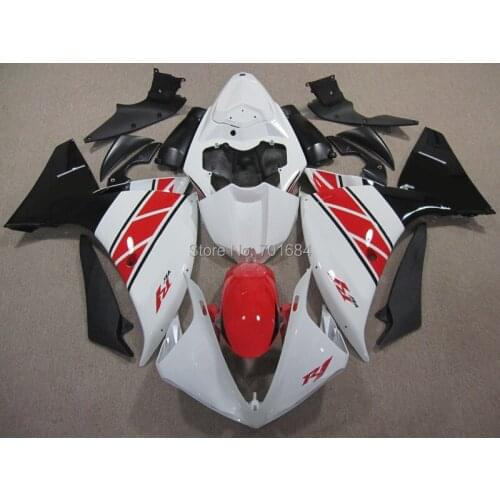 Fashion White UV Paint Bodywork Fairing ABS Injection Mold For Yamaha YZF R1 2009-2011 (9) [CK1233]