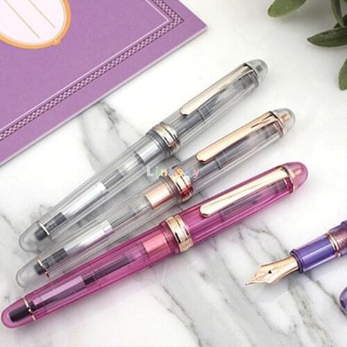 PLATINUM Fountain Pen #3776 CENTURY NICE LILAS PNB-20000R, 14k Gold Medium Nib, gold-plated fine print,Gift set