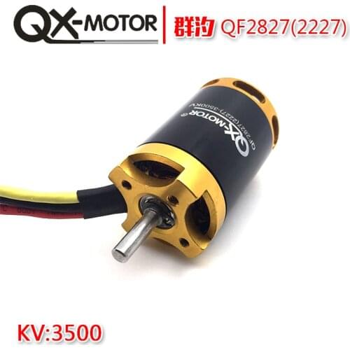 QX-MOTOR QF2827 70mm 3500KV Brushless Motor for 1500g RC Airplanes 6 paddle EDF Unit Ducted Fan QX-Motor