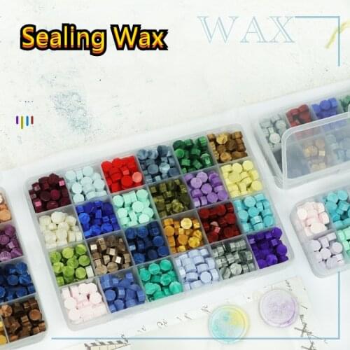 Ancient Sealing Wax Stamp Making Tools Sealing Wax Box Set Seal Beans Stamp Beads for Vintage Craft Envelope Wedding Wax Seal