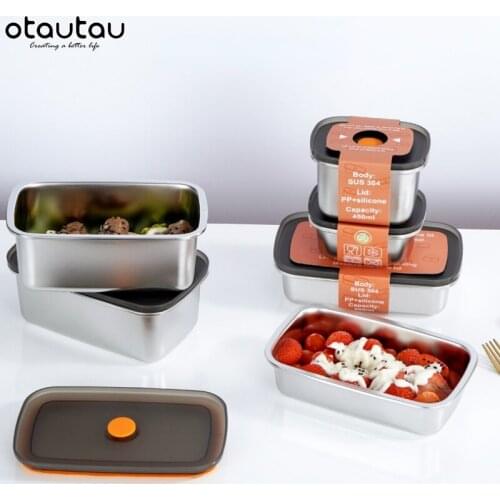 304 Stainless Foodsaver Fresh Food Vacuum Storage Container Insulated Lunch Bag Fresh-keeping Box