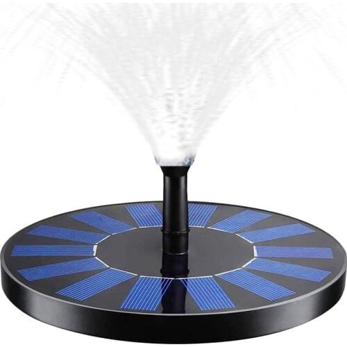 Solar Powered Water Fountain Pool Pond Waterfall Fountain Outdoor Garden Decoration Outdoor Bird Bath Solar Powered Fountain