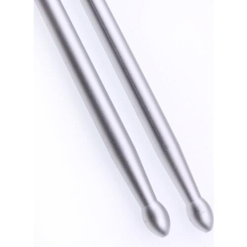 1 Pair Aluminum Alloy Drum Sticks Anti-Oxidation Sticks Percussion Sticks