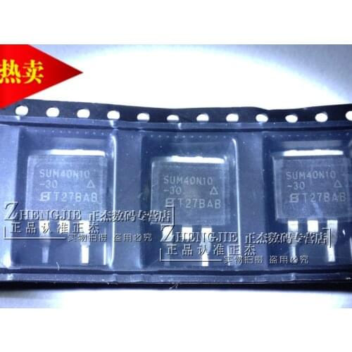 100% New&Original SUM40N10-30 N-FET 100V 40A 0.03 SOT263