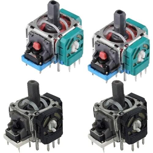 2pcs Analog Stick 3D Joystick Axis Analog Sensor Module Replacement for Playstation 4 PS4 Controller