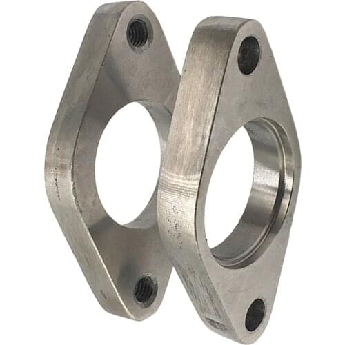 2PCS STAINLESS STEEL WASTEGATE DUMP PIPE TUBE FLANGE GASKET 35/38MM TURBOCHARGER
