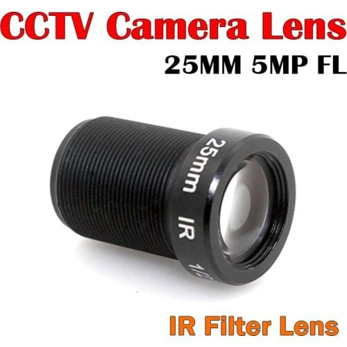 5MP Action Camera Lens 25mm M12 IR Filter 1/2 inch Long Viewing Distance For IP AHD CCTV Camera Xiaomi Yi Gopro Hero Sport Camer