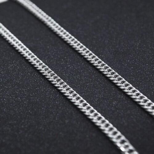 10pcs simple Stainless steel couple geometric lovers shape chain necklace men women love fashion personality necklace jewelry