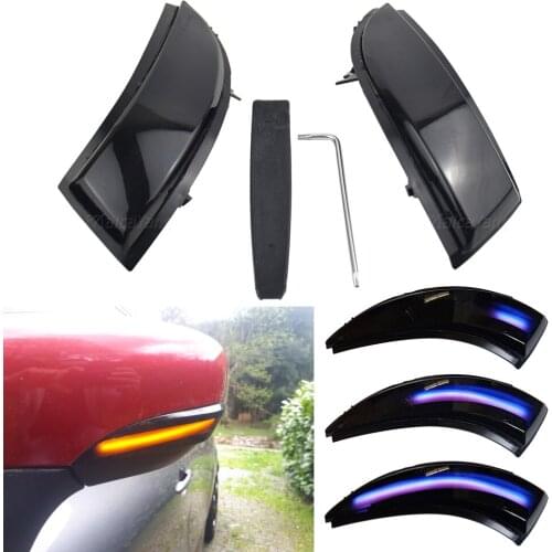 Dynamic Blinker for Renault KAPTUR CAPTUR J5 H5 Clio IV MK4 4 Grandtour LED Turn Signal 2013 2014 2015 2016 Light