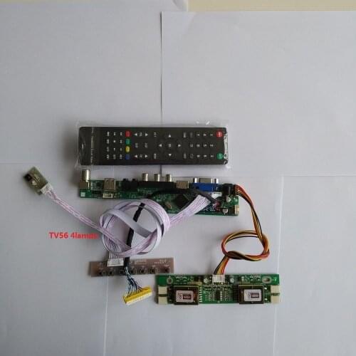 For M220EW01 V1 4 lamps 1680X1050 22" Controller Board VGA AV Resolution TV Digital Signal 30pin HDMI LCD VGA kit