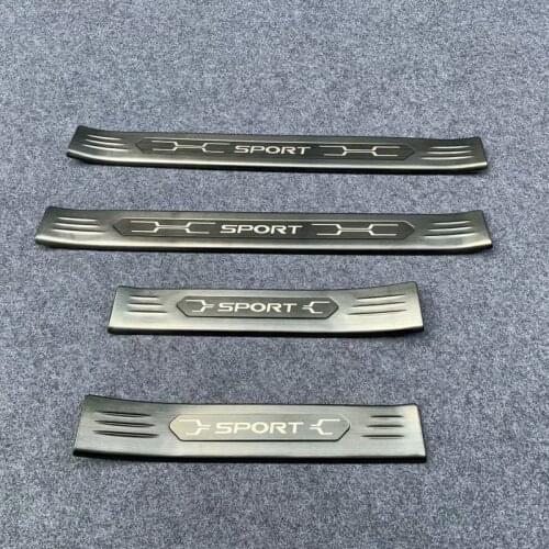 For Toyota Harrier Venza XU80 Door Sill Trim Pedal Cover Auto Sticker Car Styling Accessories Scuff Plate Guard 2020 2021