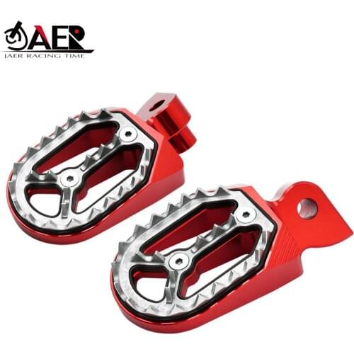 JAER Aluminum Pit Bike Racing Foot Pegs Footrests for Yamaha YZ WR 250F 1999-2015 YZ85 YZ125 YZ250 1999-2015 YZ450F 2004-2016