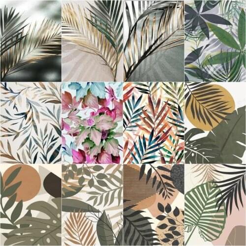 GATYZTORY Painting By Number Leaf Landscape Drawing On Canvas HandPainted Art Gift DIY Picture By Number Kits Home Decor