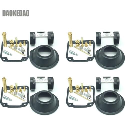For Yamaha XJR400 XJR 400 R Carburetor Repair Kit Carb Float Needle Valve Vacuum Diaphragm Main Slow Jet Pilot Screws XJR400R