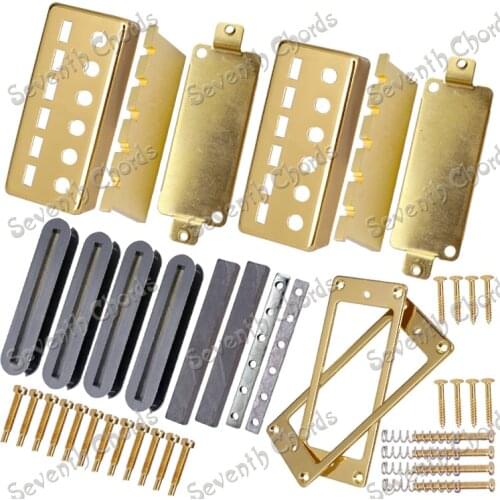 A Set Gold Mini Style Humbucker Pickup Kits Producing Accessories for Electric guitar