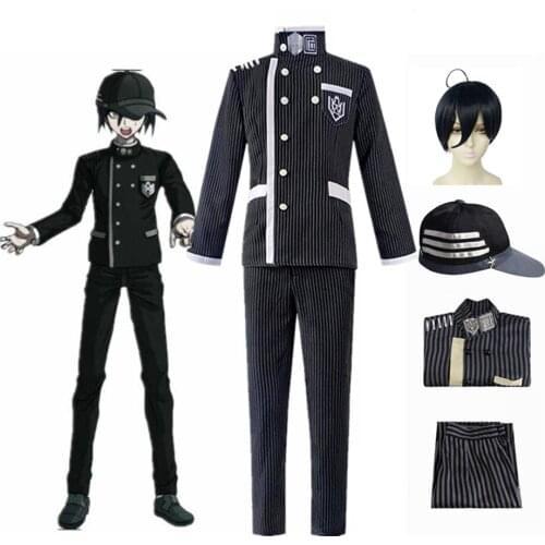 2021 New Anime Detective Uniform Hat Cosplay Costume Set Mens Halloween Holiday Party Cosplay Costume Breathable