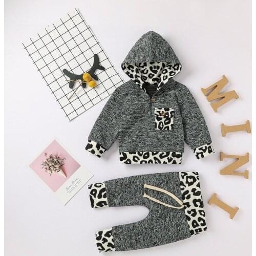 Baby Girls Clothes Infant Baby Boys Camouflage Letter Pullover Hoodie T-shirt Tops+Pants Outfits Winter Newborn Clothes Suit