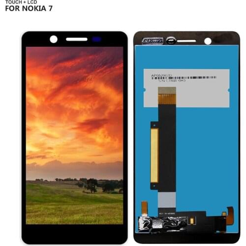 Original For Nokia 7 LCD Touch Screen Digitizer Assembly 5.2 inch LCD For Nokia N7 Display TA-1041