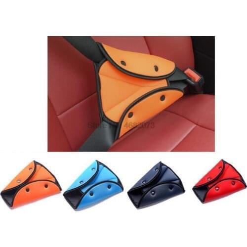 By DHL or Fedex 200pcs Car Seat Safety Belt Cover Adjustable Triangle Safety Seat Belt Clips Baby Child Protection Car-Styling