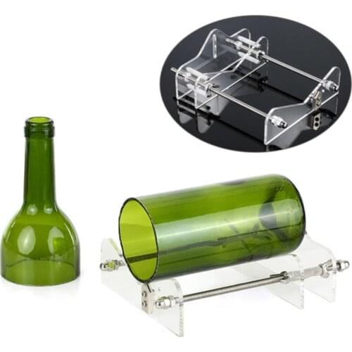 Glass Bottle Cutter Acrylic Adjustable DIY Bottle Cutting Machine for Wine/Beer Bottles home tools