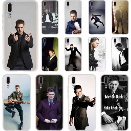 Michael Buble Phone Case For Huawei P40 P9 P10 P20 P30 Lite Cases Pro P Smart 2019 Cover Soft Cover