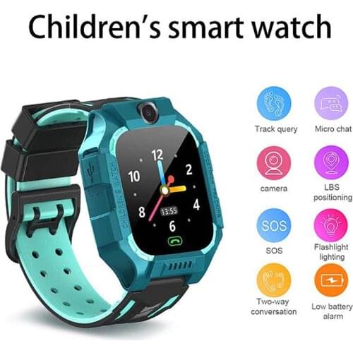 Z6 Kids SOS Smart Watch IP67 Waterproof SIM Card Children GPS Tracker Anti-lost Smart Wristband For IOS Android PK Q12 Q50