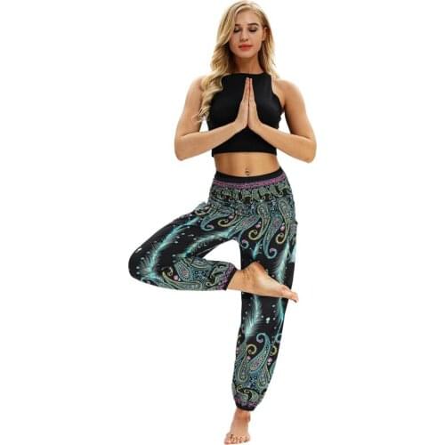 Thailand Nepal Travel High Waist Yoga Pants High Waist Slim Wide Leg Pants Wrapped Skin at Various Angles