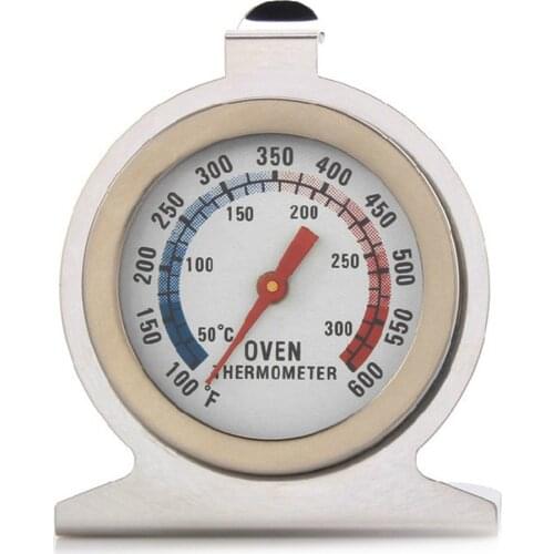 Cooking Food Meat Dial Stainless Steel Oven Thermometer Temperature Gauge Kitchen Oven Thermometer Measures Home Cook Supplies