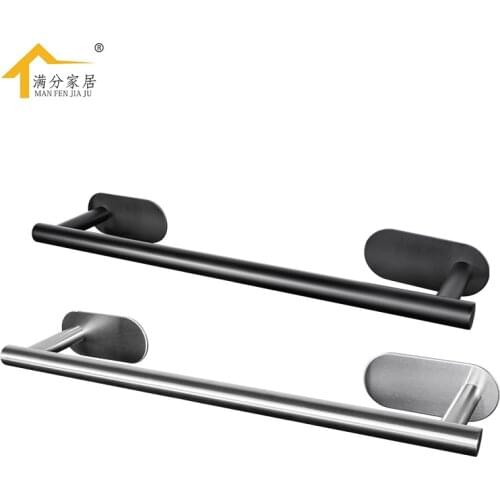 Towel Rack Bathroom Toilet Holder Kitchen Closet Organizer Hangers Wall Shelves Bath Linen Dryer Hangers No-drilling Towels Rack