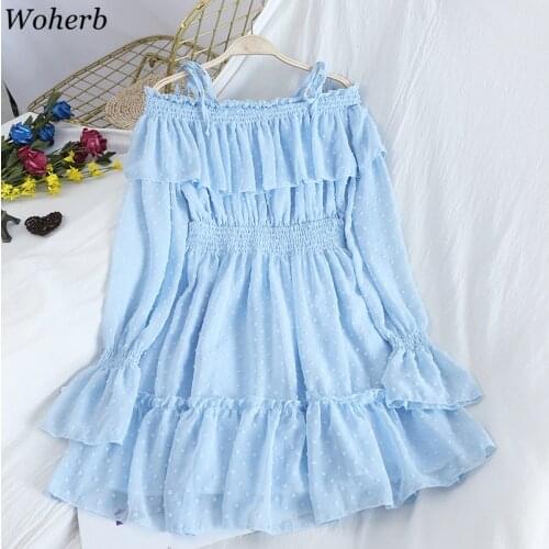 Летние шифоновые платья Woherb China At AliExpress