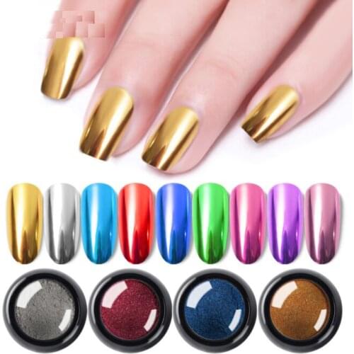 0.5g nail art titanium powder mirror powder Colorful Glitter Metal Effect electroplating magic mirror powder nail art glitter