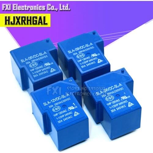 2PCS Relay SLA-05 09 24 12VDC-SL-A 4PINS 5V 9V 24V 12V High-quality SLA-05VDC-SL-A SLA-09VDC-SL-A SLA-12VDC-SL-A