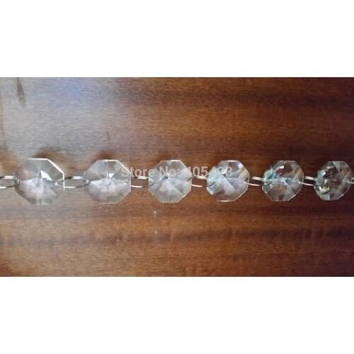 20m/lot quality room partition sparkling 30mm glass crystal bead curtain for wedding Christmas Crystal tree decoration