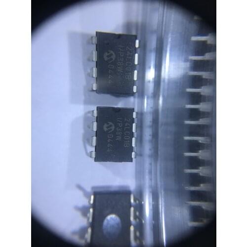 5PCS 24LC01B-I/P 24LC01B - 1K I2C™ Serial EEPROM - Micochip Technology new original 24LC01B-I 24LC01B 24LC01