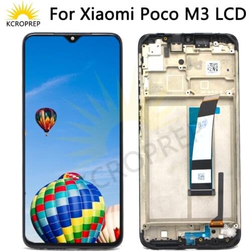 6.53 Original" For Xiaomi Poco M3 Display Touch Screen Digitizer Assembly Replace For Xiaomi Poco M3 LCD Screen