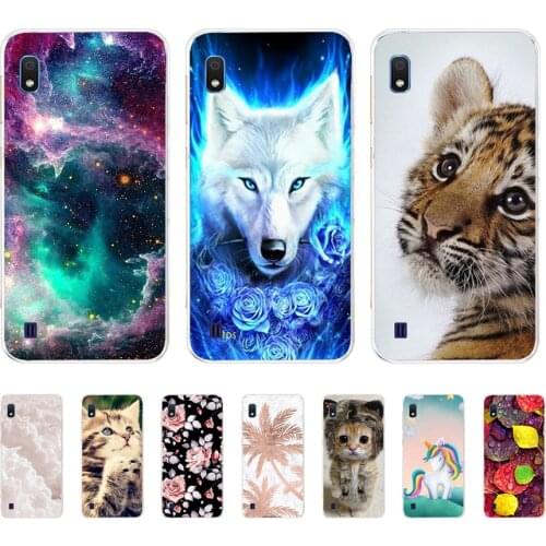 For Samsung A10S Case 2019 NEW Fashion Soft TPU Cover For Samsung Galaxy A10 Case A 10s Phone Cases silicone Coque 6.2'' flower