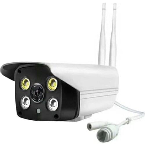 Dual Light Source White Light+IR Day and Night Color Display 1080P 2MP IP Bullet Camera